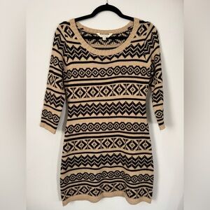 Quarter Sleeve Sweater Dress